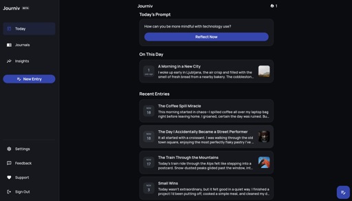 journiv self hosted privacy first journal app
